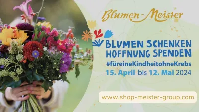 Bouquet der Hoffnung: Ein Strauß gegen Kinderkrebs