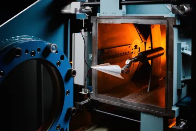 Strömungsmechanische Phänomene werden erforscht. Vom Windkanal ins Weltall: