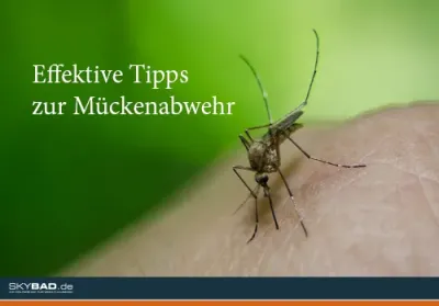 Tipps gegen Mücken Kalte Dusche gegen Mücken