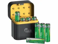 tka Köbele Akkutechnik 8er-Set Li-Ion-Akkus Typ AA/AAA, mit USB-C-Ladebox, www.pearl.de tka 8er-Set Li-Ion-Akkus Typ AA/AAA, USB-C-Ladebox