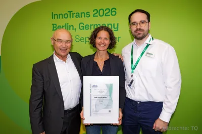 TQ erhält IRIS-Zertifizierung mit höchstmöglicher Auszeichnung