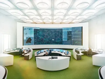TransnetBW GmbH – Hauptschaltleitung Wendlingen (© TransnetBW GmbH) TV-Dokumentation bei Welt der Wunder: TransnetBW - Das Rückgrat der Energiewende