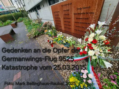 10. Jahrestag der Germanwings-Flug 9525 Katastrophe mit 149 Opfern - Gedenken in Haltern am See geplant