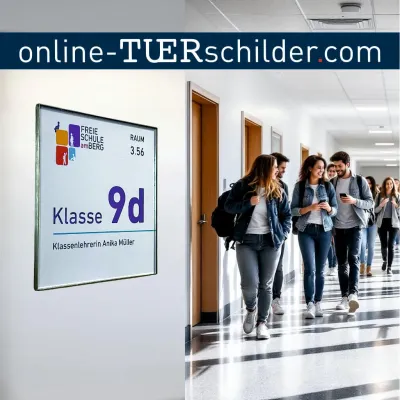 Türschilder für Schulen und Universitäten