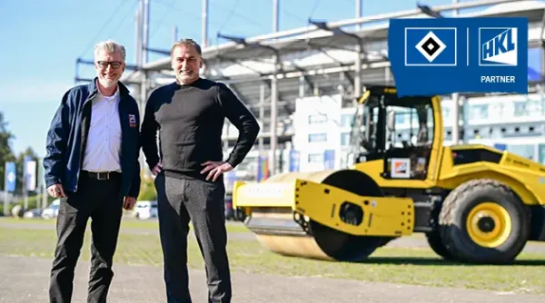 HKL BAUMASCHINEN bleibt Partner des HSV