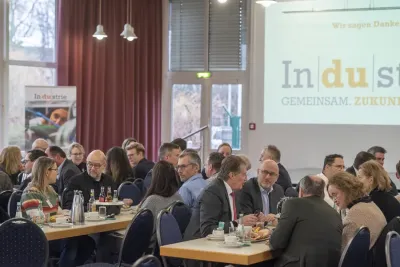 Das Unternehmerfrühstück zum Jahresauftakt 2025 (Foto: Jo Hempel) Initiative Industrie Bonn/Rhein-Sieg setzt Kommunikationskampagne fort