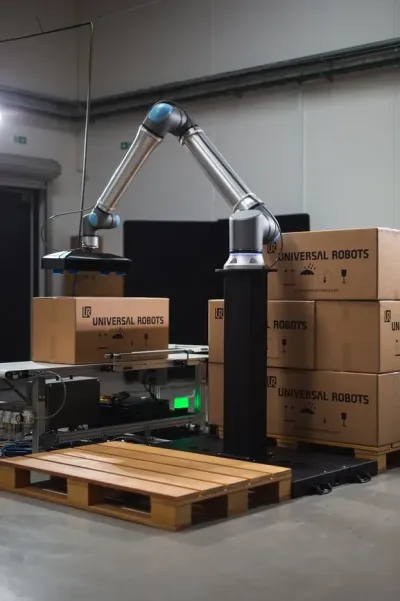 Universal Robots mit Bildverarbeitungssoftware auf LogiMAT