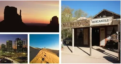 Die verschiedenen Drehorte in Arizona. Film ab in Arizona