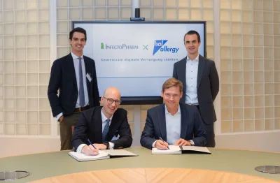 Vertragsunterzeichnung zur Vertriebspartnerschaft zwischen InfectoPharm und HAL Allergy Stärkung der modernen hybriden Patientenversorgung
