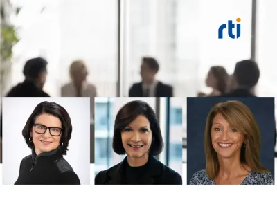 vlnr: Jennifer Esposito, Melissa Campbell und Nancy Post. Quelle: RTI/Shutterstock RTI erweitert Advisory Board