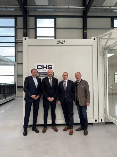 Die CHS Container Group feiert ihre neue Produktionsstätte für Raumelemente und Modulgebäude
