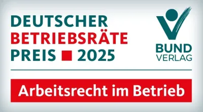 Zeichnet jährlich beispielhafte Betriebsratsgremien aus Deutscher Betriebsrätepreis 2025 für #HaltzuGewalt