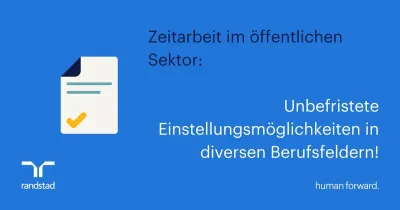 Zeitarbeit: Unbefristete Möglichkeiten im öffentlichen Sektor