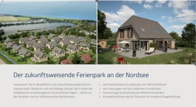 Ferienimmobilien BUTJAPARK - Einzigartige Kapitalanlage an der Nordsee . Jetzt mit  KfW Förderung.